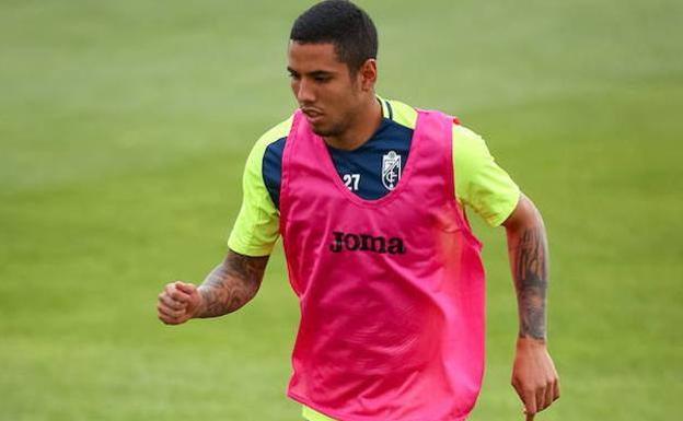 Sergio Peña durante un entrenamiento.