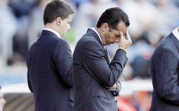 Oltra, en un partido en Valladolid.