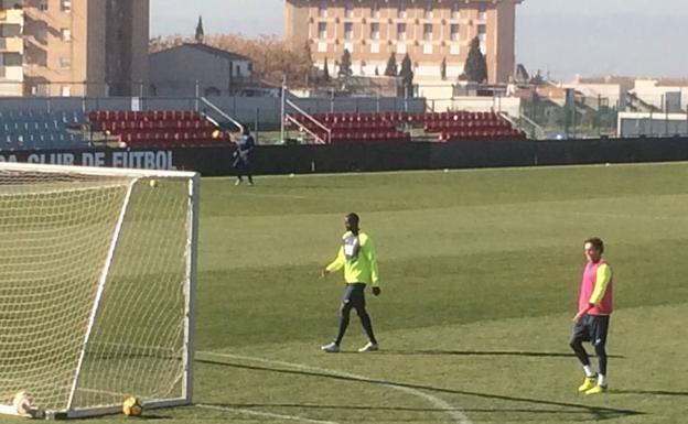 Ramos entrena con el grupo