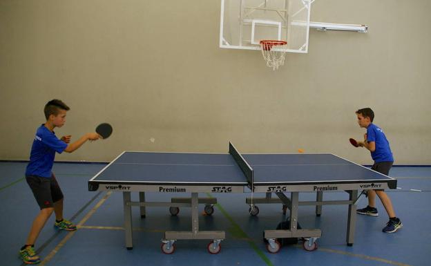 Entrenamiento de los hermanos Hugo e Iván Urquízar.