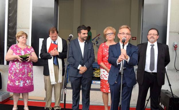 Momento de la inauguración de las nuevas instalaciones. /FOTOS JORGE MARTÍNEZ
