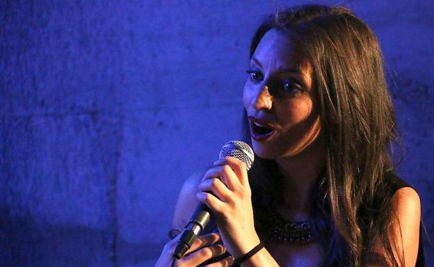 Sara Ráez en un anterior concierto en Úbeda.