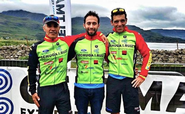 José Carlos Rodríguez, Michael Ruiz y Cristóbal Barberán.