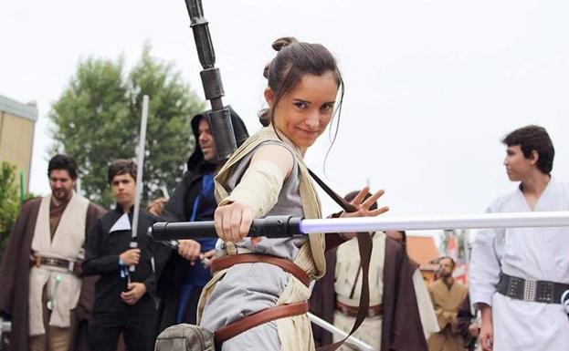 Miembros del 'Pelotón Biker Scout'.