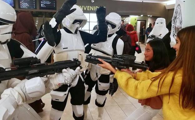 Ambiente antes del estreno de la película./