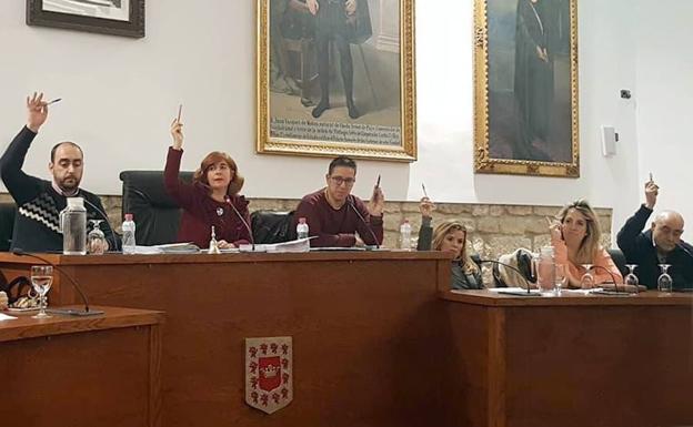 Votación de los presupuestos en pleno./