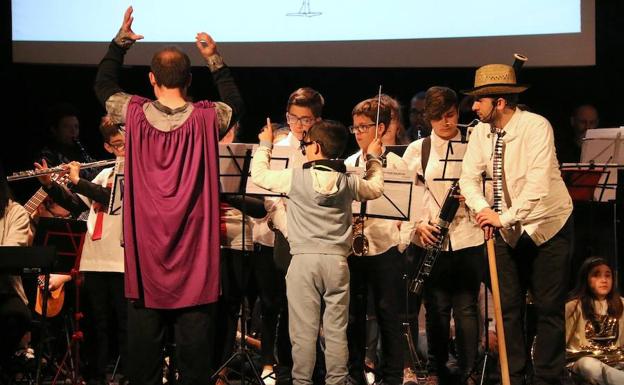Un momento del recital./ROMÁN