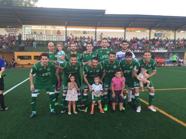 Once que dispuso el pasado miércoles el Atlético Mancha Real en su estadio.