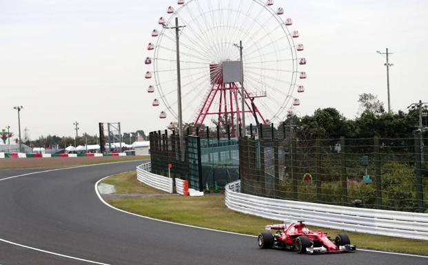 Sebastian Vettel, en el circuito de Suzuka. /Afp