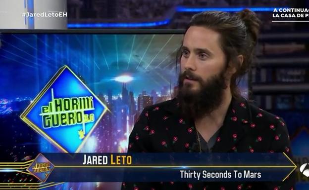 Jared Leto sorprende cantando por Bertín Osborne en 'El Hormiguero'
