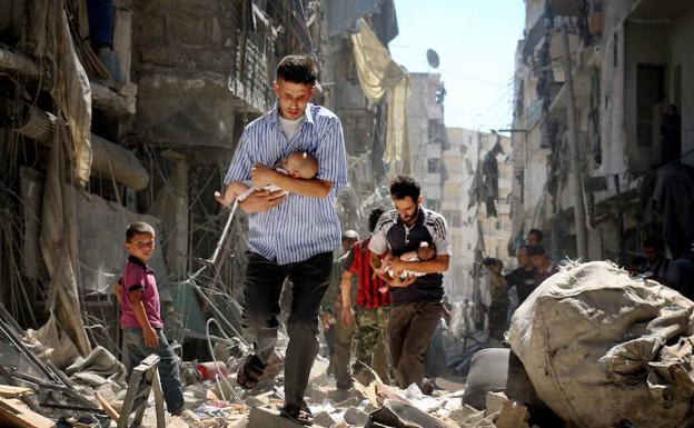 La guerra de Siria ha dejado imágenes tremendamente duras./Agencias