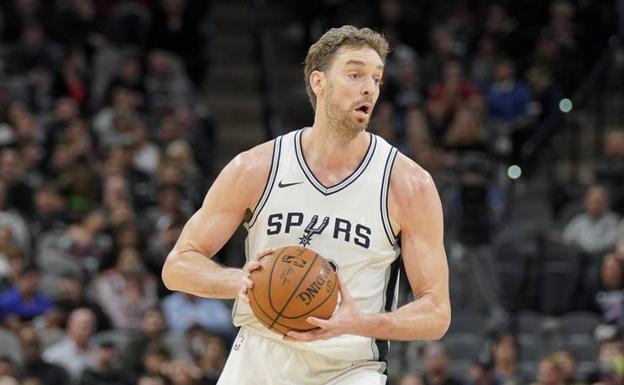 Pau Gasol, durante el partido. /Efe