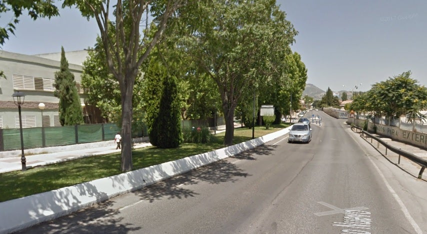 Vía en la que ha tenido lugar el accidente./IDEAL