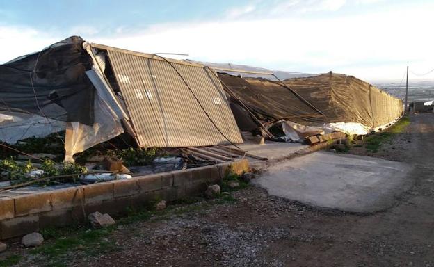 Asaja estima en al menos 200 las hectáreas arrasadas por el tornado
