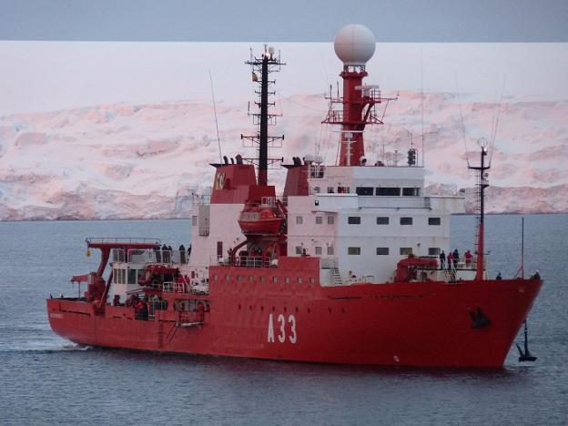 Buque de Investigación Oceanográfica 'Hespérides'./