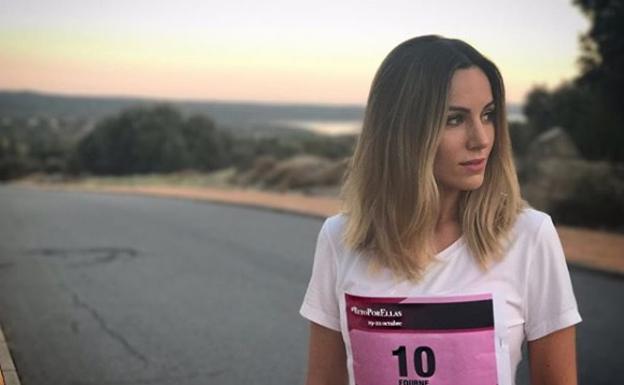 Preocupación por Edurne: está en el hospital con la pierna vendada