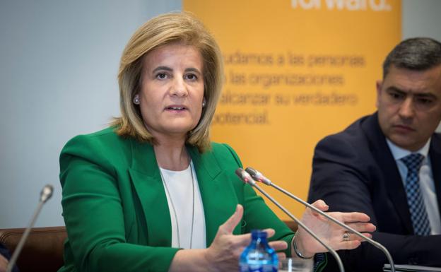 Fátima Báñez, ministra de Empleo y Seguridad Social./Luca Piergiovanni (Efe)
