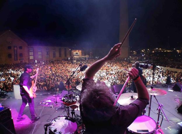Imagen del concierto de Niños Mutantes en la edición del Festival En Órbita del año pasado. /Juan Jesús García