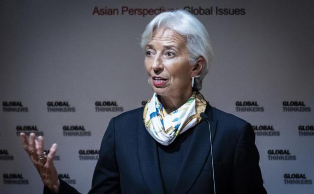 La directora general del Fondo Monetario Internacional (FMI), Christine Lagarde. /Afp