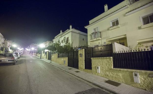 Calle en la que se produjo el disparo./Alfredo Aguilar