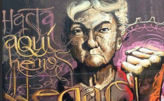 El mural pintado en algún lugar de Granada./@ninopinturas