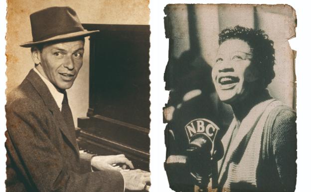 Frank Sinatra y Ella Fitzgerald.