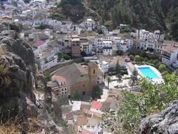EL PUEBLO. Vista aérea de la localidad de Cambil. IDEAL/