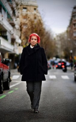 Rosa María Calaf descansa estos días junto a su familia en Barcelona. / VICENS GIMÉNEZ/