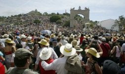 Procesión en el cerro del Cabezo. IDEAL/