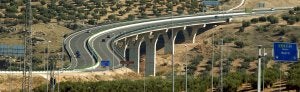 Viaducto de la A-316 en el tramo entre la capital y el municipio de Mancha Real, que ya se encuentra en servicio :: IDEAL/