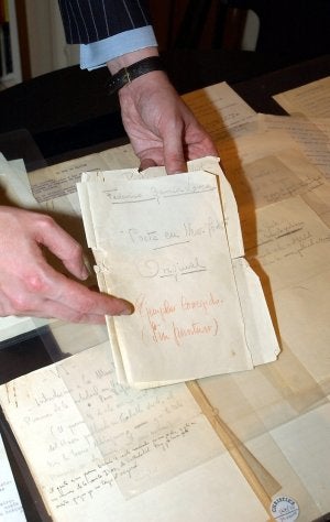 Imagen del manuscrito de 'Poeta en Nueva York'. :: IDEAL/