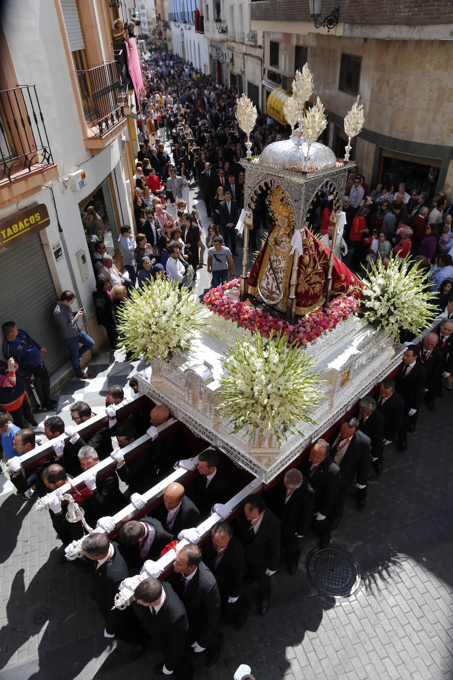 Procesión de la Virgen de Gádor en Berja. /DURBA
