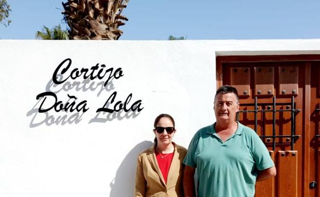 Yolanda Campoy y José María Joya, nieto de doña Lola. Gerentes de la empresa. 