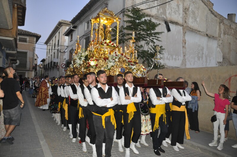 Procesión de las Santas, Alodía y Nunilón en Huéscar 