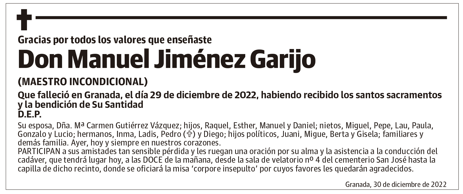 Don Manuel Jiménez Garijo