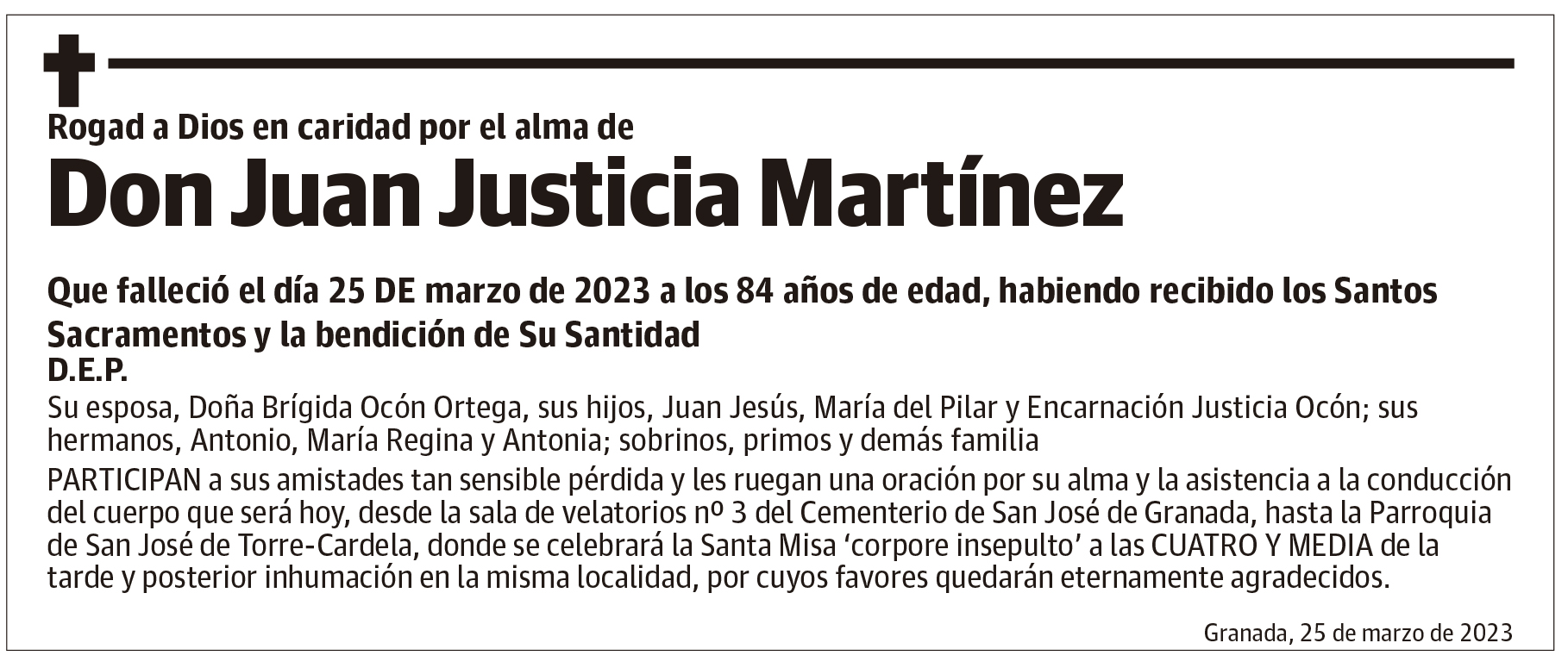 Don Juan Justicia Martínez