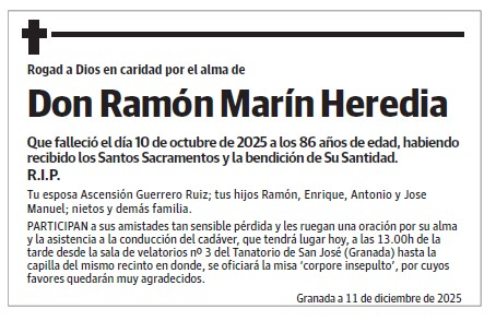 Don Ramón Marín Heredia