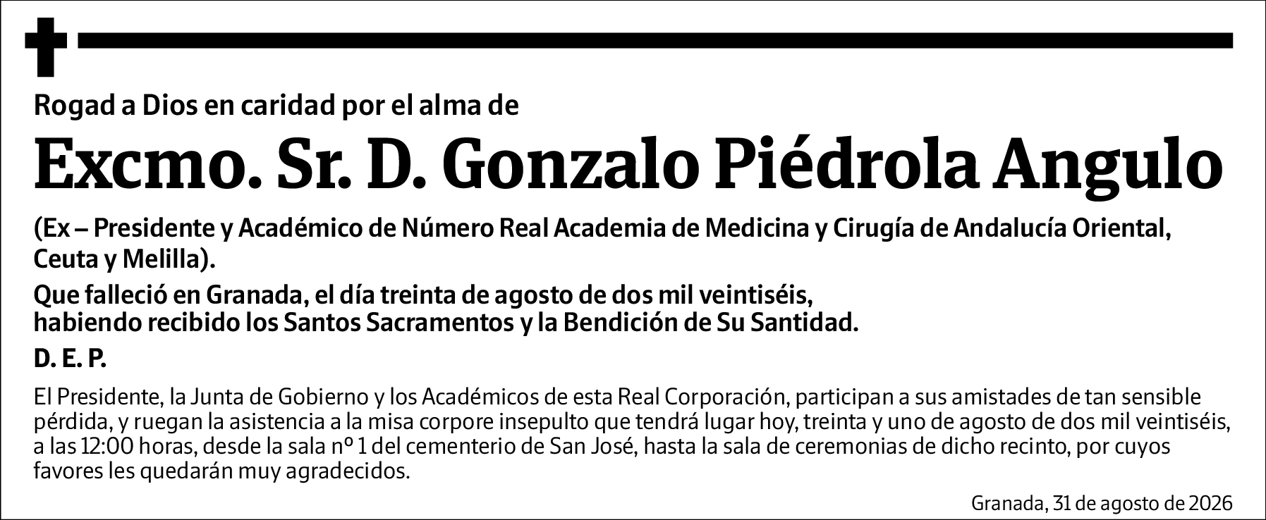 Gonzalo Piédrola Ángulo