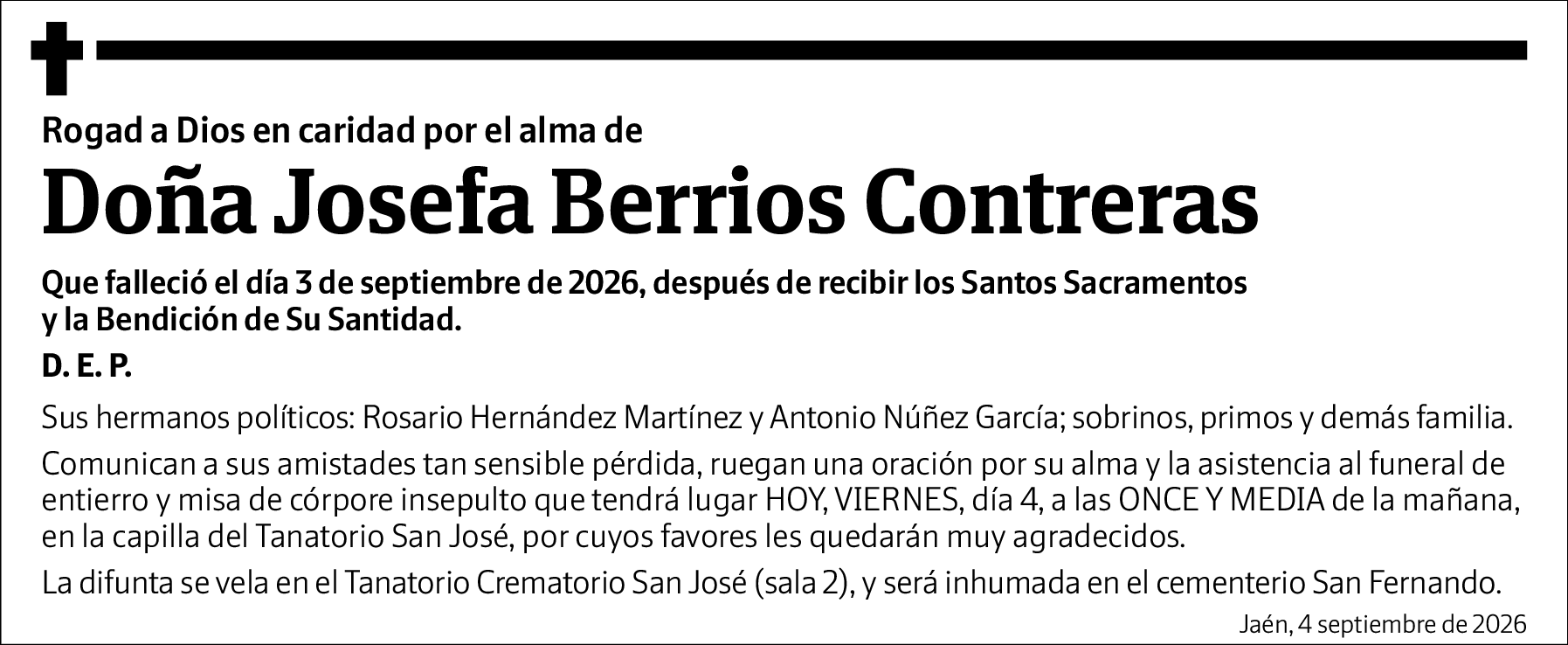 Josefa Berrios Contreras