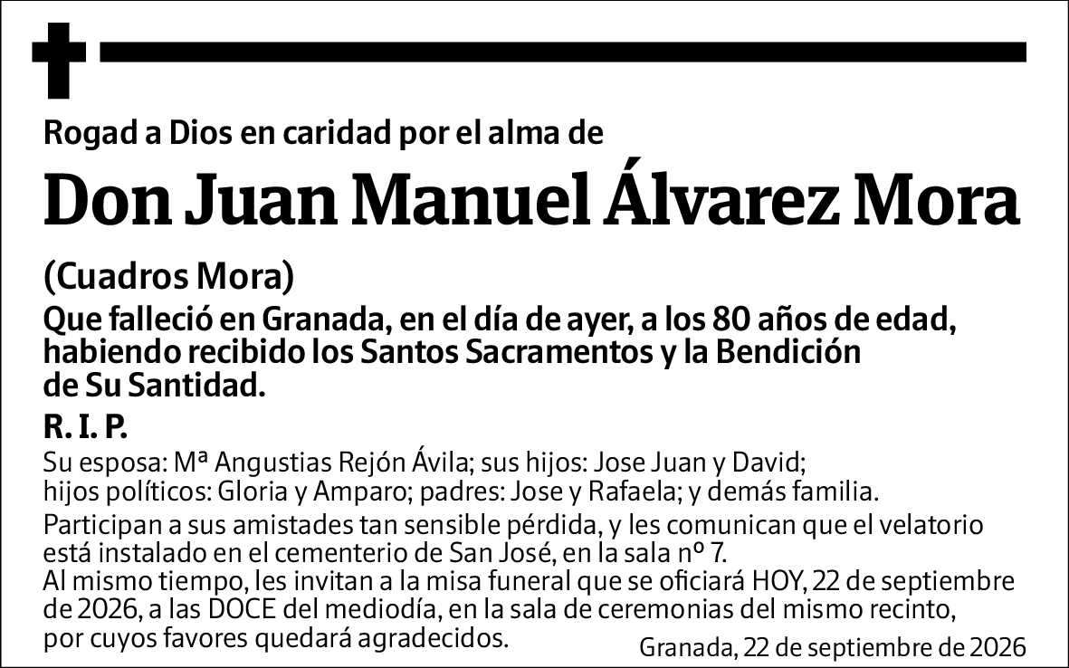 Juan Manuel Álvarez Mora
