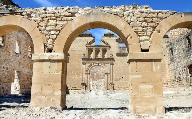 Parte de los restos que quedan de la ermita./ROMÁN