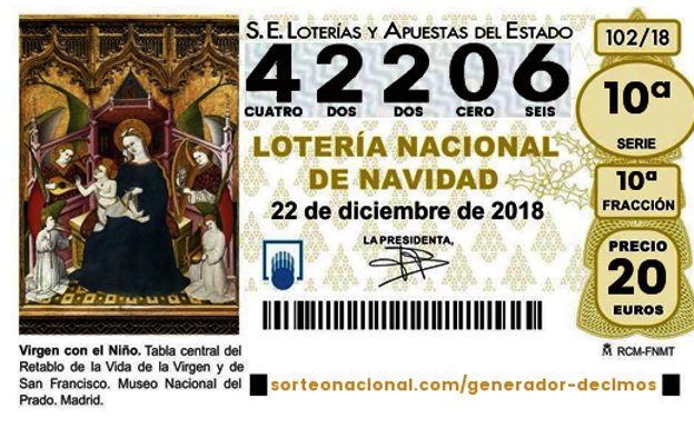 El 42206, cuarto premio del sorteo de la Lotería de Navidad cae en ... El 42206, cuarto premio del sorteo de la Lotería de Navidad cae en ...