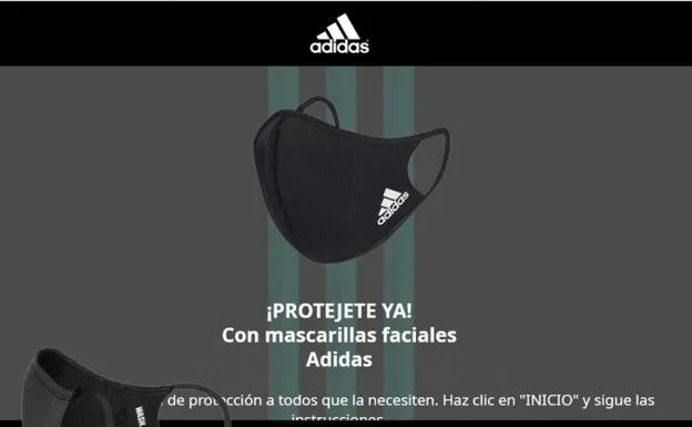 Pandemia del La estafa sobre las mascarillas de Adidas que está afectando a españoles | Ideal