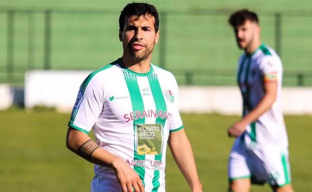 Diego Gámiz, during his time at Antequera in the 2019-2020 academic year. 