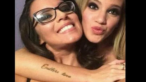 Foto: La nueva novia de Cabré y la China Suárez tienen el mismo tatuaje  escrito | Ideal