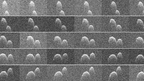 Un extraño asteroide binario 